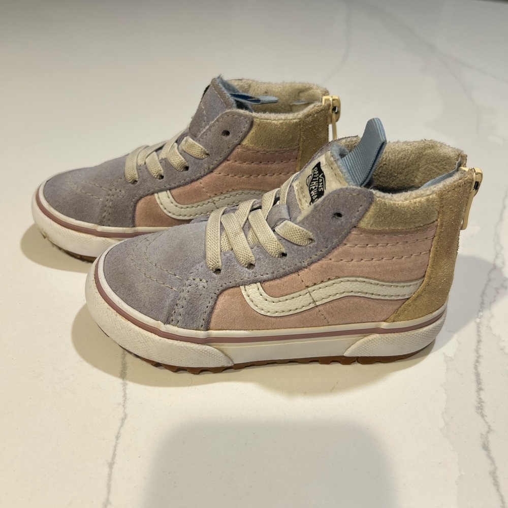 Vans Sk8-Hi ZIP MTE-1 'Light Blue Pink Yellow' - Picture 3 of 9